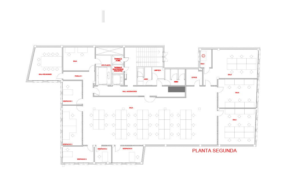 Calle de la Coruña, 29, Madrid, Madrid à louer Plan d’étage type– Image 1 sur 3
