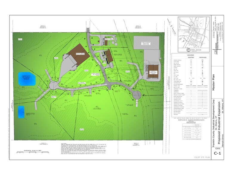 543 Benoit Drive, Saint Albans, VT à vendre - Plan de site – Image 2 sur 2