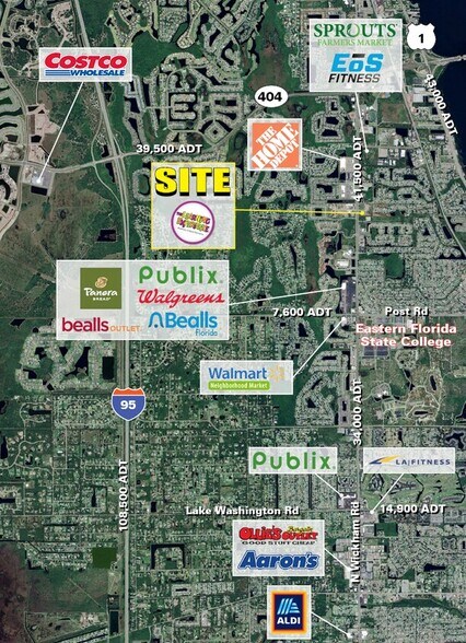 4725 N Wickham Rd, Melbourne, FL à louer - Photo de l’immeuble – Image 2 sur 4