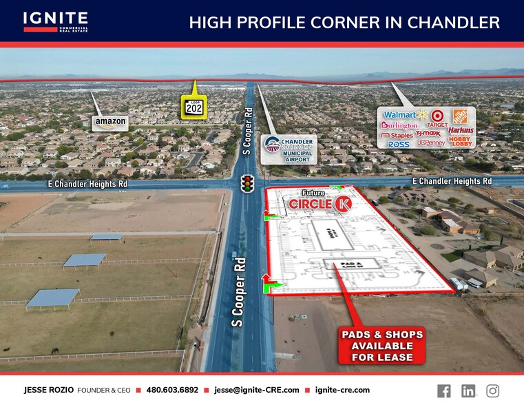 S Cooper Rd & Chandler Heights Rd, Chandler, AZ à louer - Photo de l’immeuble – Image 3 sur 7