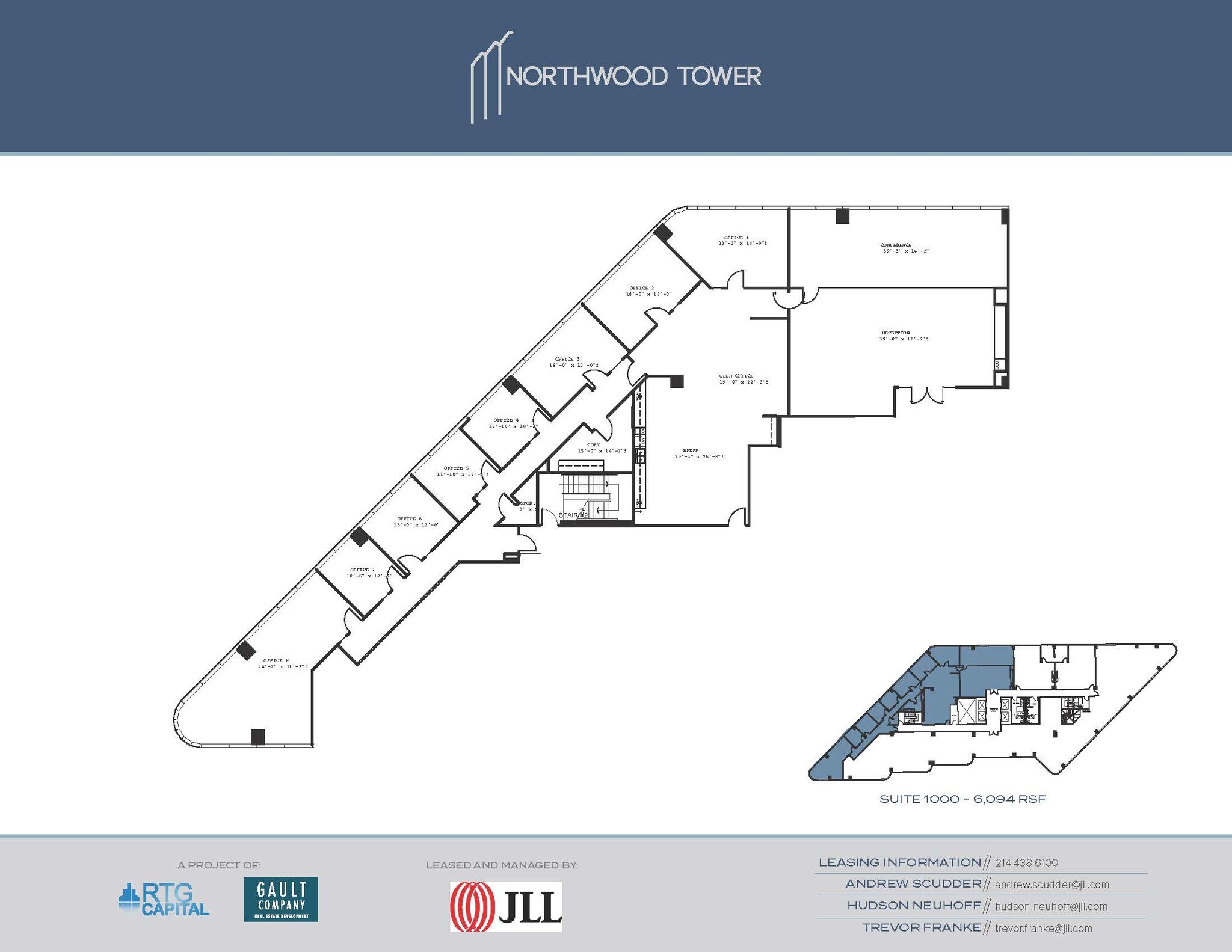 5757 Alpha Rd, Dallas, TX à louer Plan d’étage– Image 1 sur 1