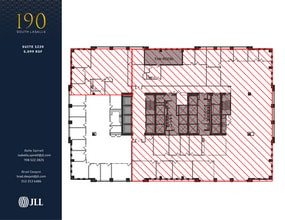190 S La Salle St, Chicago, IL à louer Plan d’étage– Image 1 sur 1