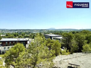 Aix-en-Provence - Vue aérienne vue de carte