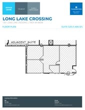 1301 W Long Lake Rd, Troy, MI à louer Plan de site– Image 1 sur 1