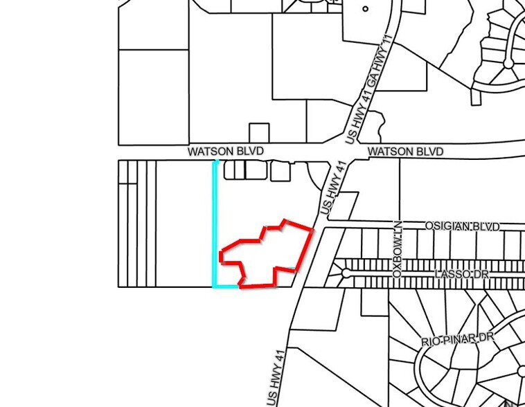 N. Hwy 41 @ Osigian Blvd., Warner Robins, GA à vendre - Photo de l’immeuble – Image 3 sur 3