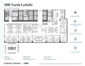 300 N LaSalle St, Chicago, IL à louer Plan de site– Image 1 sur 2
