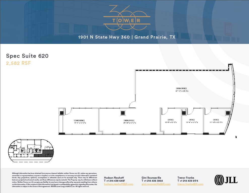 1901 N State Highway 360, Grand Prairie, TX à louer Plan d’étage– Image 1 sur 1
