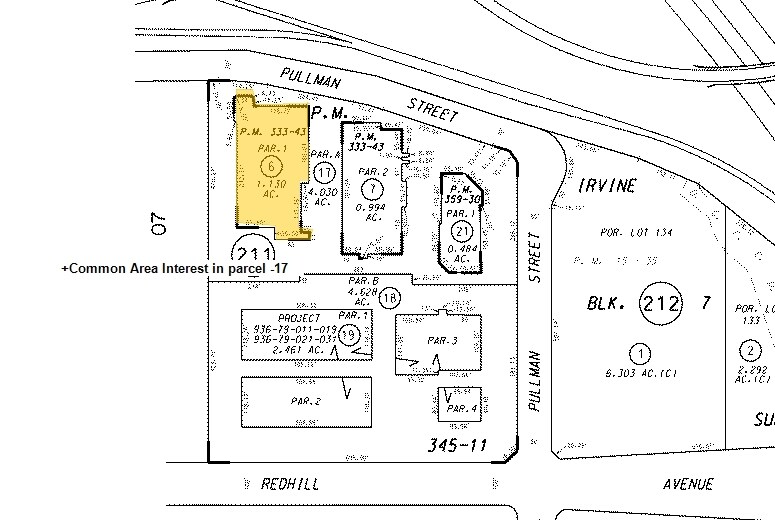3184 Pullman St, Costa Mesa, CA à vendre Plan cadastral– Image 1 sur 2