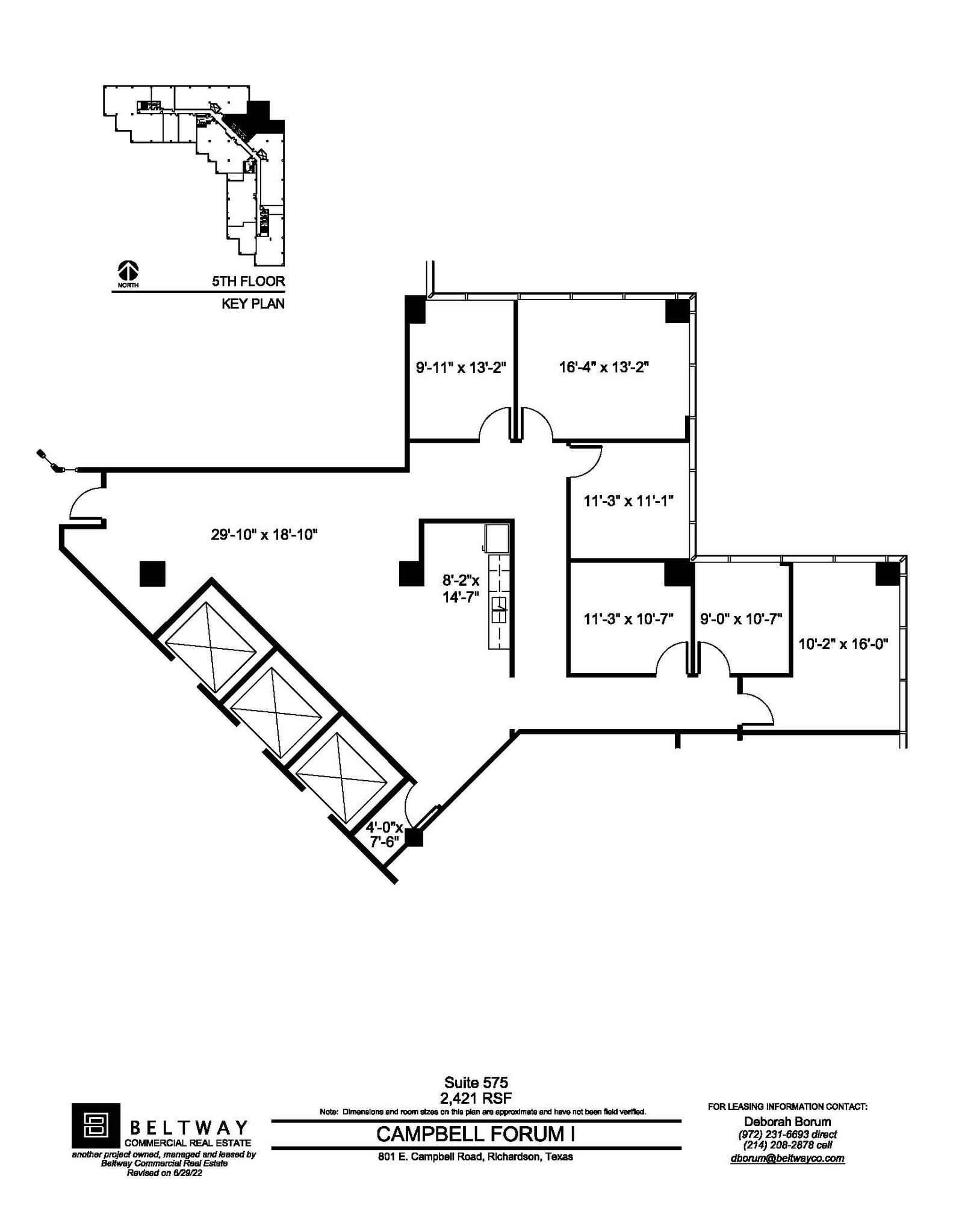 801 E Campbell Rd, Richardson, TX à louer Plan d’étage– Image 1 sur 1