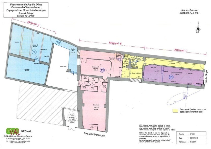 12 Rue Saint-Dominique, Clermont-Ferrand à louer - Plan d’étage – Image 2 sur 2