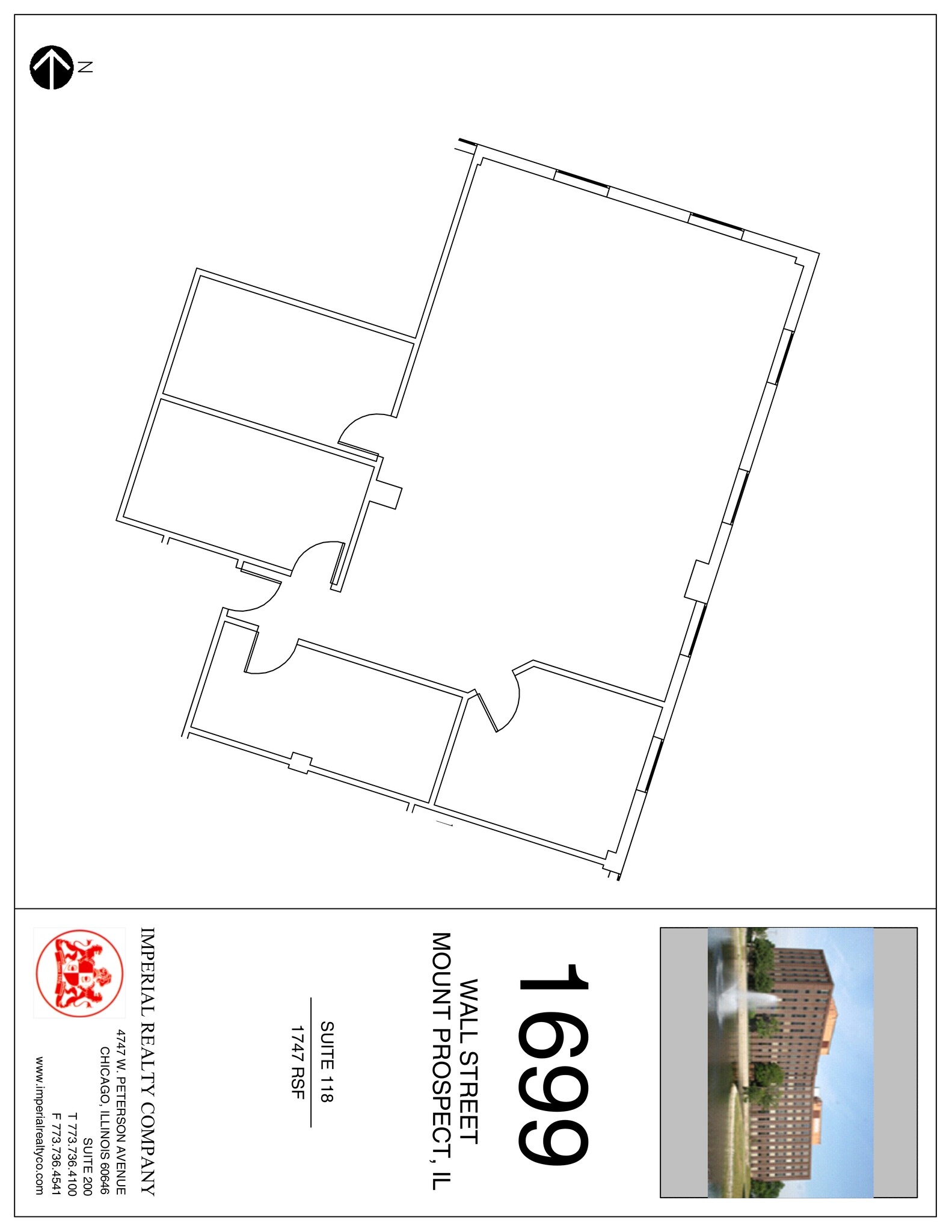 1699 Wall St, Mount Prospect, IL à louer Plan de site– Image 1 sur 1