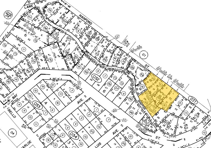 831-851 Hanford St, Pismo Beach, CA à vendre - Plan cadastral – Image 3 sur 6