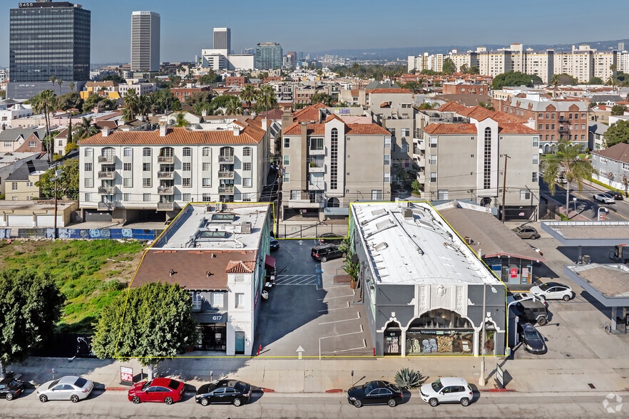 617 S La Brea Ave, Los Angeles, CA à vendre - Aérien – Image 2 sur 12
