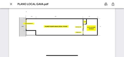 Local commercial dans Gavà, Barcelona à louer Plan d’étage type– Image 2 sur 3