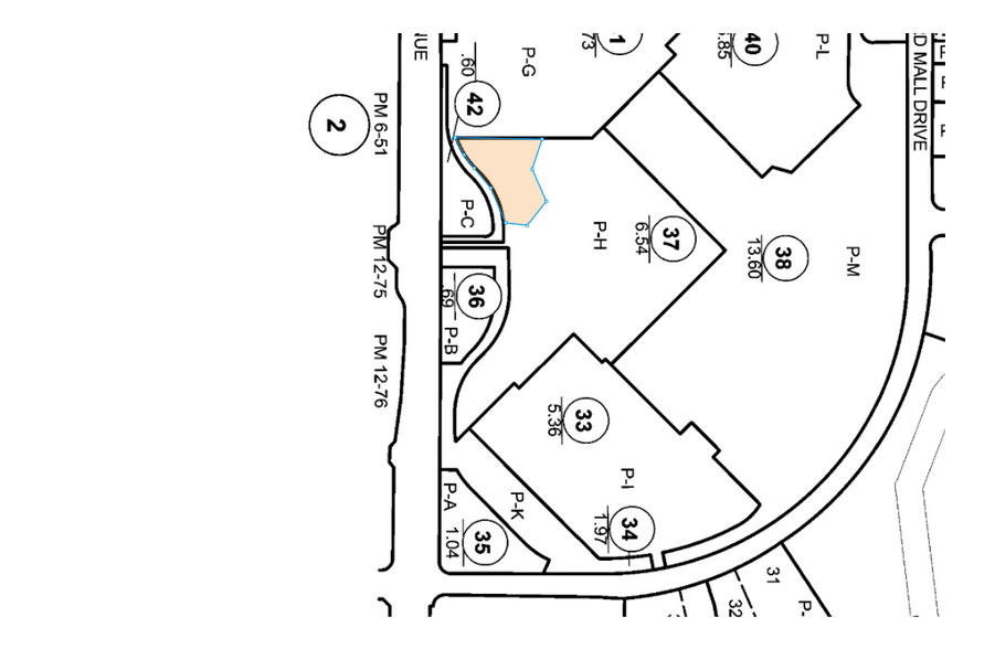 SWC 12th Ave & Lacey Blvd., Hanford, CA à vendre - Plan cadastral – Image 2 sur 4