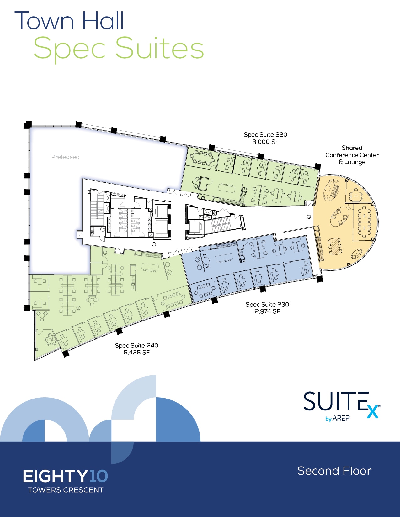 8010 Towers Crescent Dr, Vienna, VA à louer Plan d’étage– Image 1 sur 7