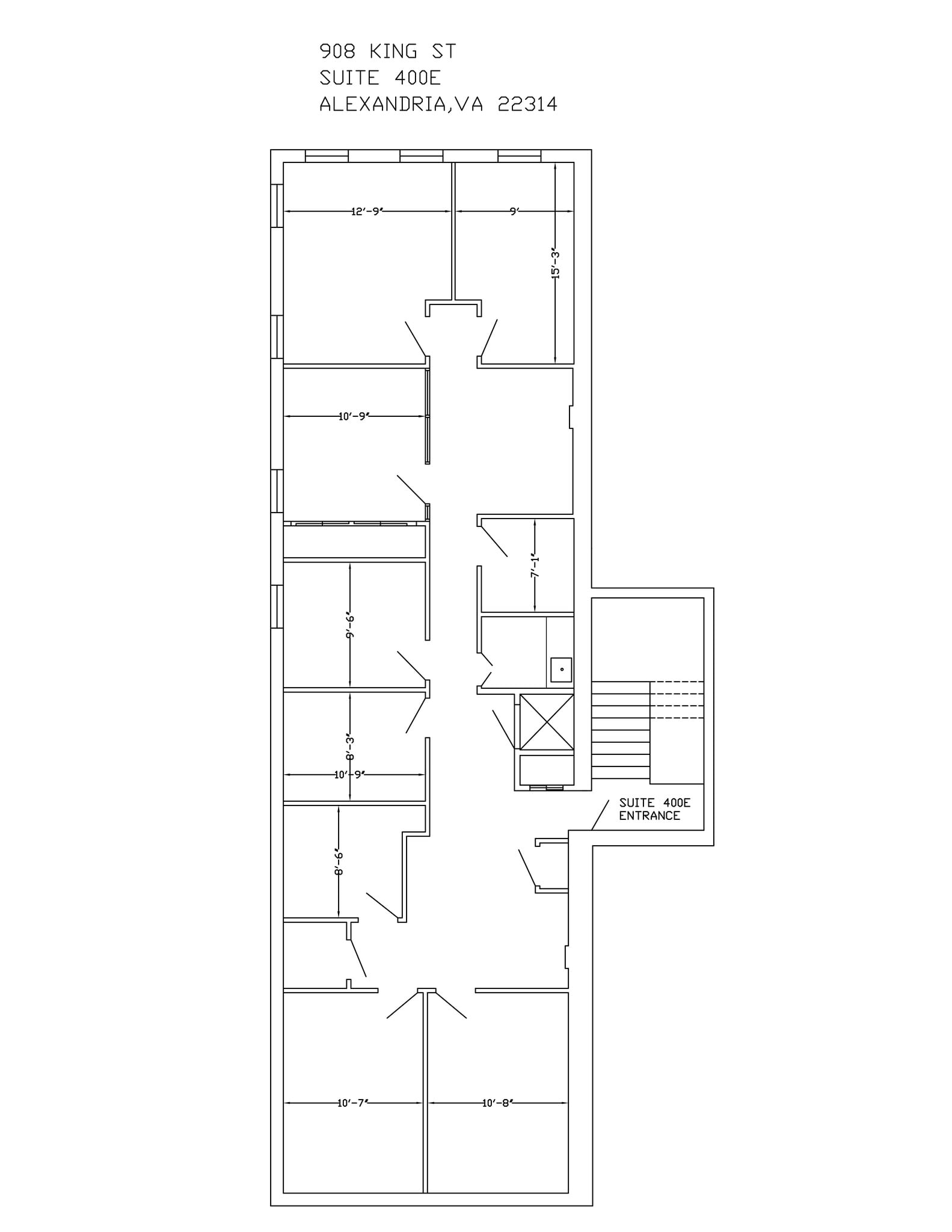 906-908 King St, Alexandria, VA à louer Plan de site– Image 1 sur 1