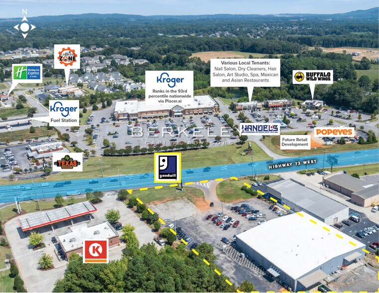 7105 Highway 72 W, Huntsville, AL à vendre - Photo de l’immeuble – Image 2 sur 5