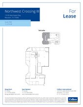 13105 Northwest Fwy, Houston, TX à louer Plan d’étage– Image 1 sur 1