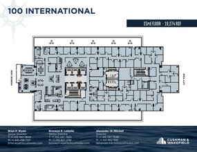 100 International Dr, Baltimore, MD à louer Plan d’étage– Image 1 sur 1
