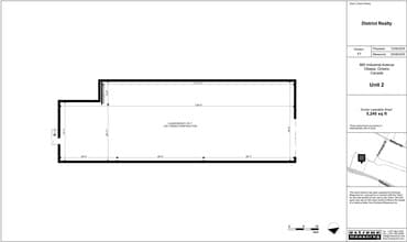 100 Trainyards Dr, Ottawa, ON à louer Plan d’étage– Image 2 sur 8