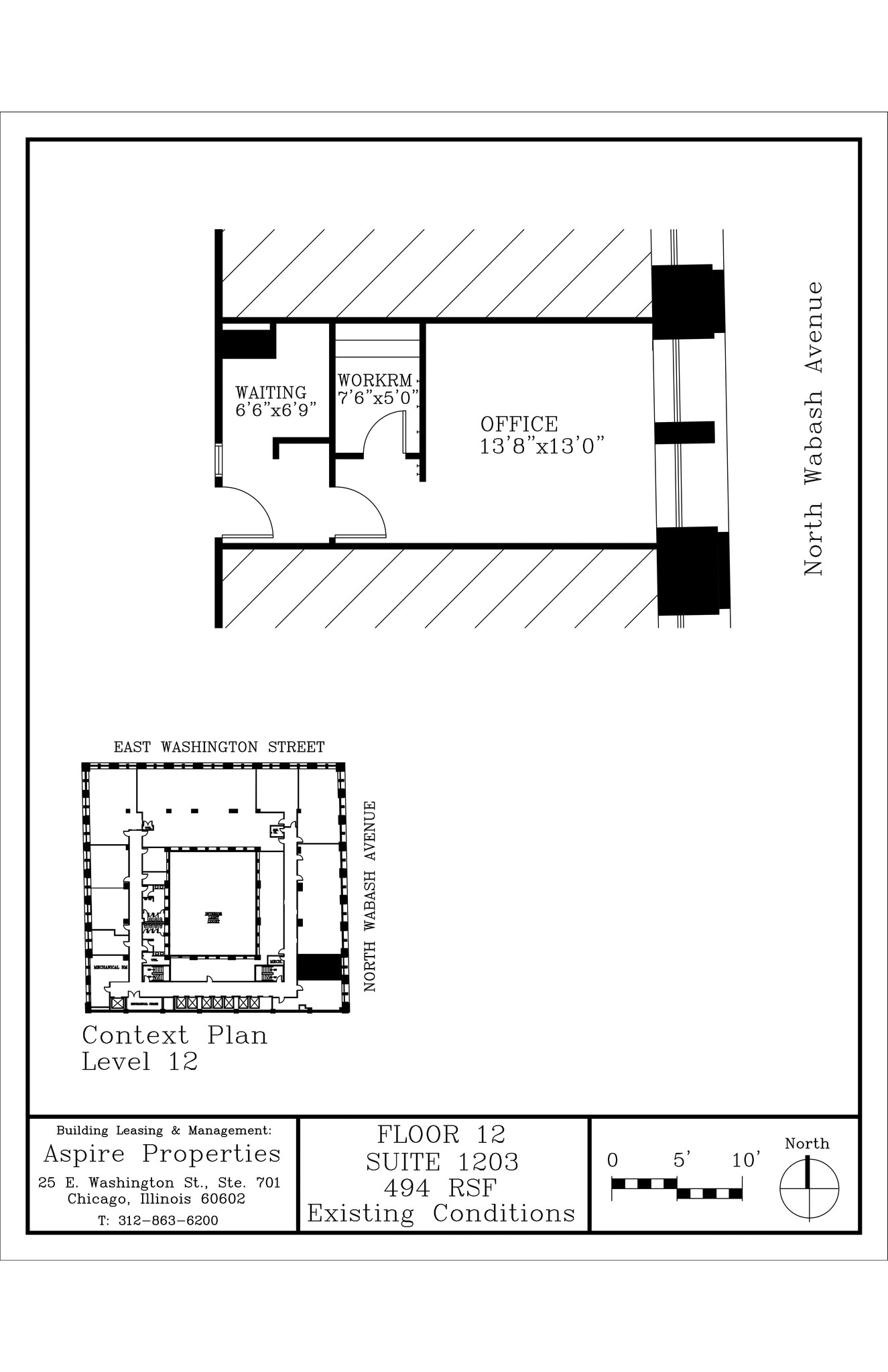 25 E Washington St, Chicago, IL à louer Plan de site– Image 1 sur 1