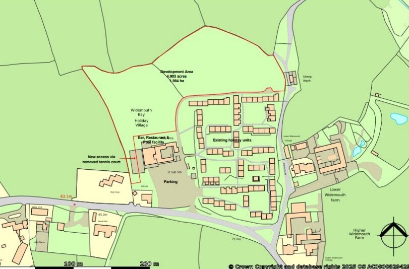 Widemouth Bay, Widemouth Bay à vendre - Plan de site – Image 2 sur 2