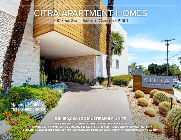700 S 6th St, Burbank, CA à vendre - Photo de l’immeuble – Image 1 sur 74