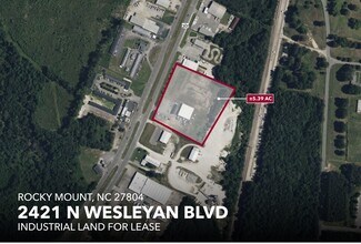 Plus de détails pour 2421 N Wesleyan Blvd, Rocky Mount, NC - Industriel/Logistique à louer