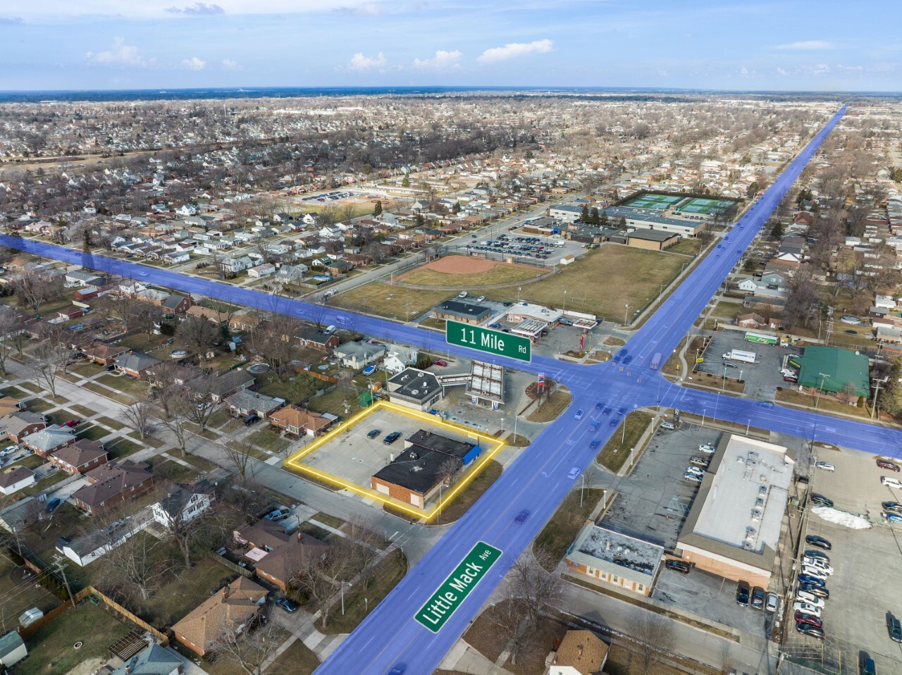 27601-27609 Little Mack Ave, Saint Clair Shores, MI à louer Photo de l’immeuble– Image 1 sur 1