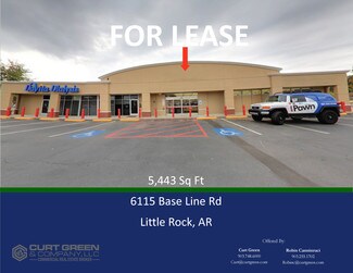 Plus de détails pour 6115-6117 Baseline Rd, Little Rock, AR - Local commercial à louer