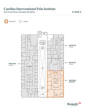 2611 Forest Dr, Columbia, SC à louer Plan d’étage– Image 1 sur 1