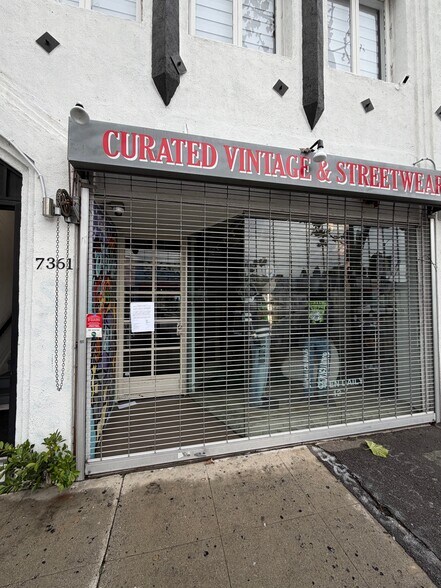 7361 Melrose Ave, Los Angeles, CA à louer - Photo de l’immeuble – Image 2 sur 9