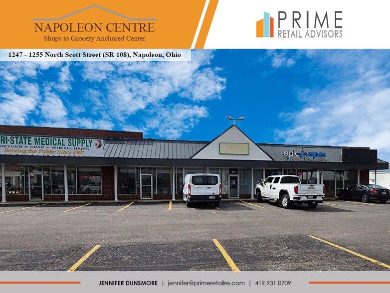 1247-1255 Scott St, Napoleon, OH à louer - Photo de l’immeuble – Image 1 sur 2