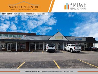 Plus de détails pour 1247-1255 Scott St, Napoleon, OH - Local commercial à louer