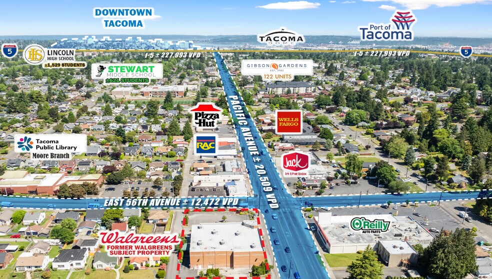 5602 Pacific Ave, Tacoma, WA à vendre - Photo de l’immeuble – Image 2 sur 3