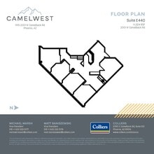 2001 W Camelback Rd, Phoenix, AZ à louer Plan d’étage– Image 1 sur 1