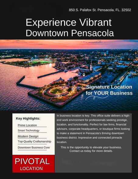 850 S Palafox St, Pensacola, FL à louer - Photo de l’immeuble – Image 3 sur 26