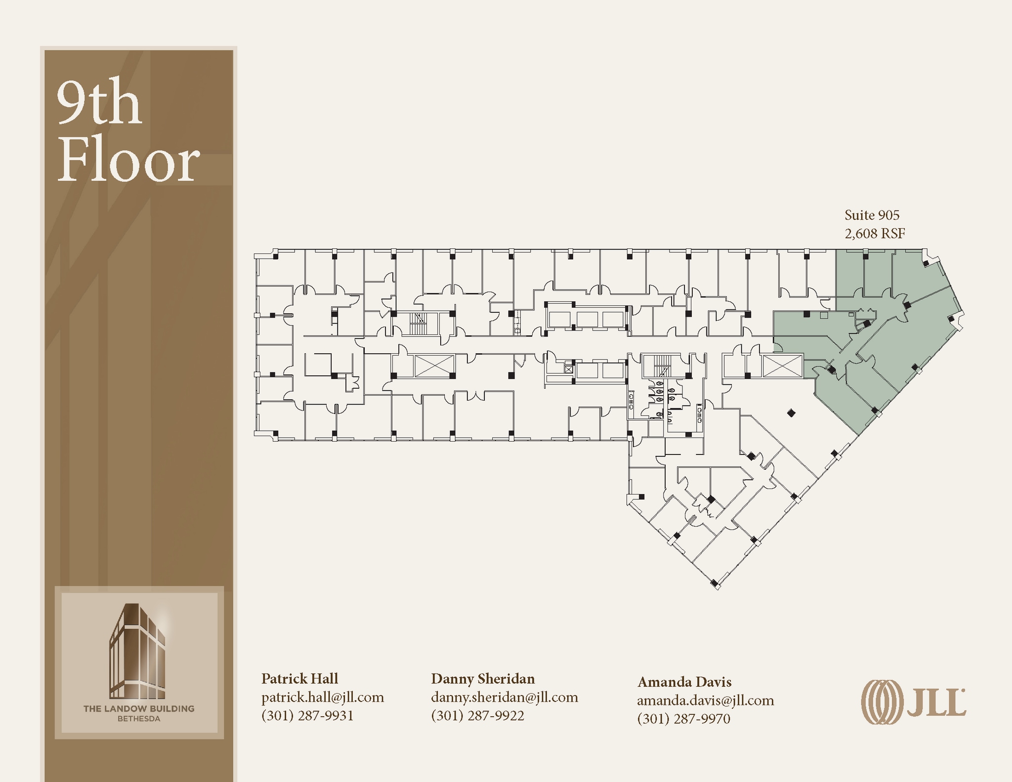 7910 Woodmont Ave, Bethesda, MD à louer Plan d’étage– Image 1 sur 1