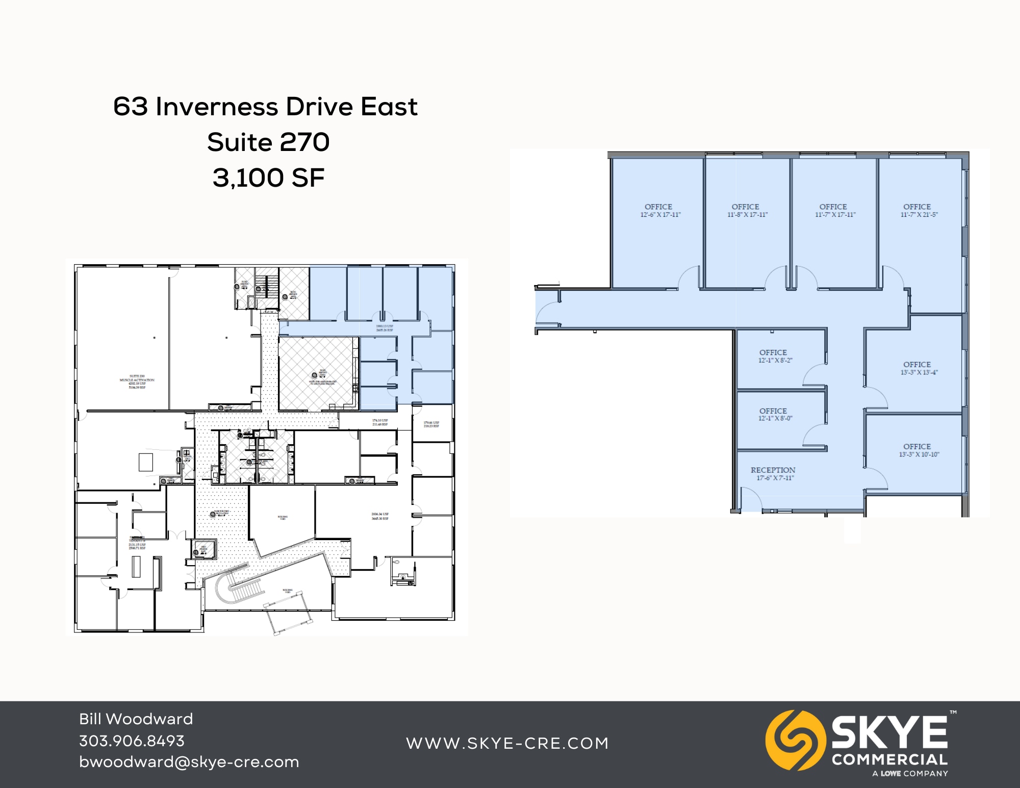 63 Inverness Dr E, Englewood, CO à louer Plan d’étage– Image 1 sur 1