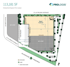 2872 E La Palma Ave, Anaheim, CA à louer Plan de site– Image 2 sur 2