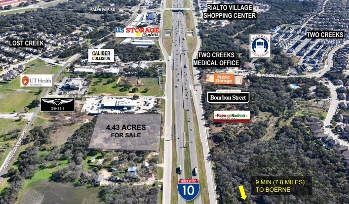25840 Interstate 10 W, Boerne, TX à vendre - Aérien – Image 1 sur 5
