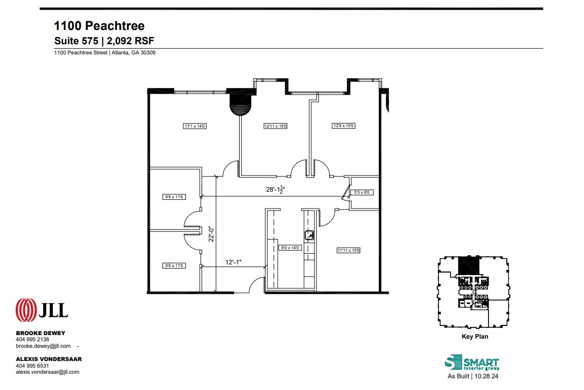 1100 Peachtree St Ne, Atlanta, GA à louer Plan d’étage– Image 1 sur 1