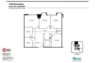 1100 Peachtree St Ne, Atlanta, GA à louer Plan d’étage– Image 1 sur 1