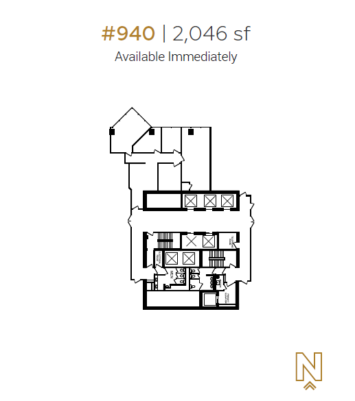 10104 103rd Ave NW, Edmonton, AB à louer Plan d’étage– Image 1 sur 1