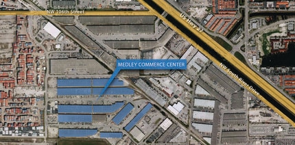 9202-9292 NW 101st St, Medley, FL - VUE AÉRIENNE vue de carte