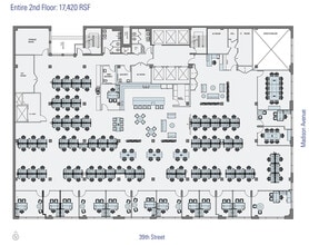 270 Madison Ave, New York, NY à louer Plan d’étage– Image 1 sur 14