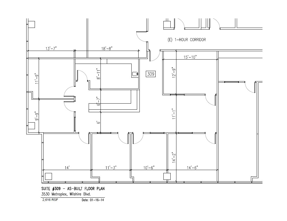 3530 Wilshire Blvd, Los Angeles, CA à louer Plan d’étage– Image 1 sur 1