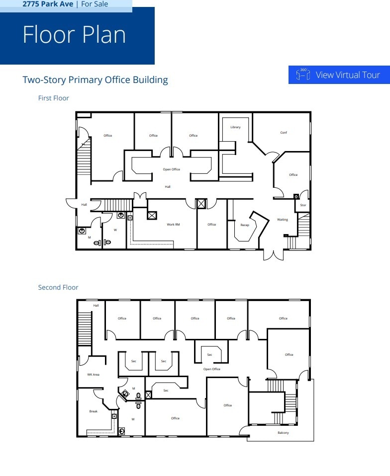 2775 Park Ave, Santa Clara, CA à vendre Plan d’étage– Image 1 sur 1