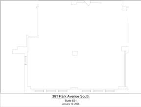 381 Park Ave S, New York, NY à louer Plan d’étage– Image 1 sur 1